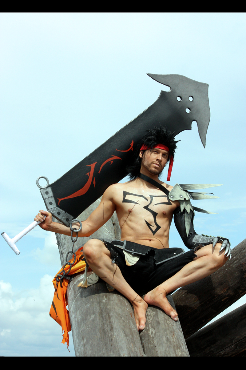 Illustration for article titled A Shirtless Man Holding Large, Pointy Objects